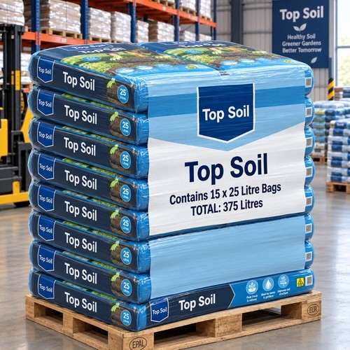 375l top soil bulk - soil, 15x25l