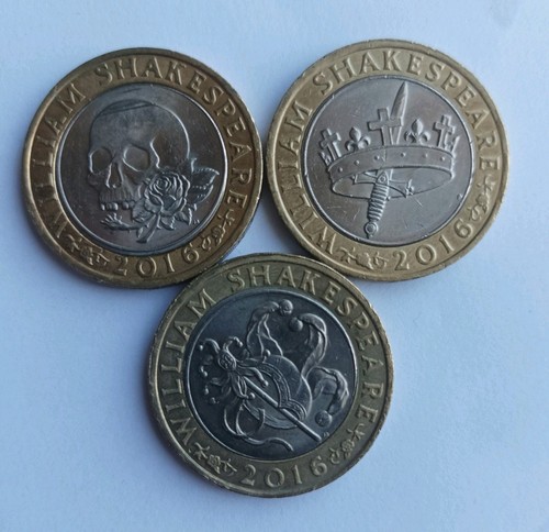2016 coins set of - £2, 3