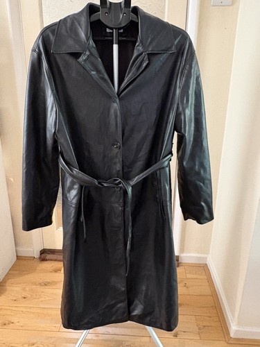Bershka black faux - bershka,
