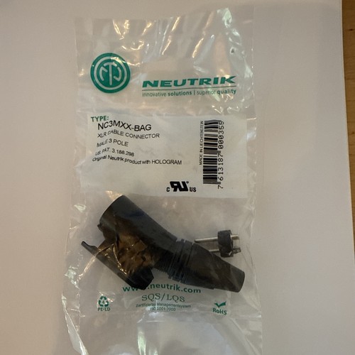 Neutrik nc3mxx bag pole - neutrik, 3