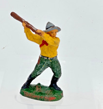Elastolin Hausser German composite cowboy with swinging club 6965 7CM SCALE