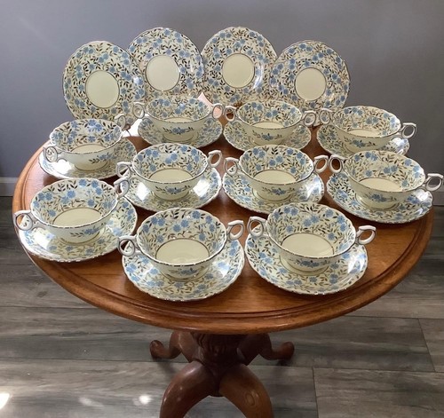 Wedgwood blue silver - blue, lustre