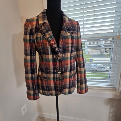 Young traditions plaid blazer - young,