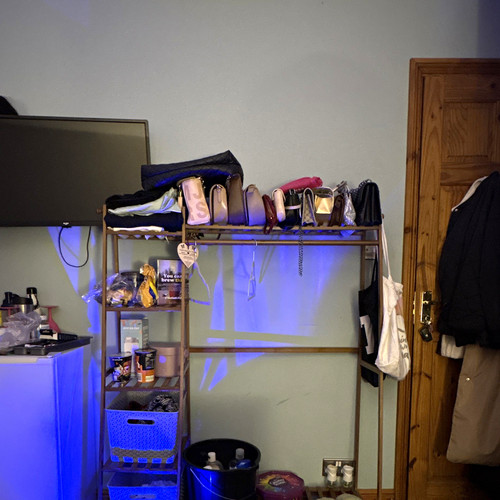 Freestanding bamboo clothes - bamboo,