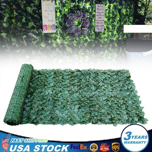 Faux ivy privacy - ivy, fence