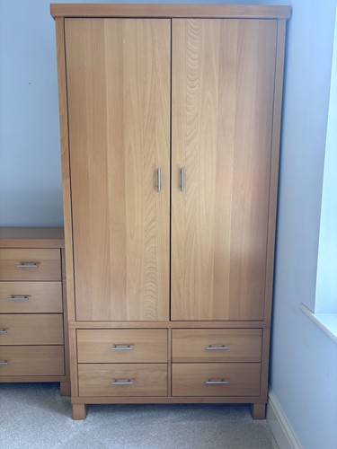 Wooden wardrobe cupboard with - cupboard,