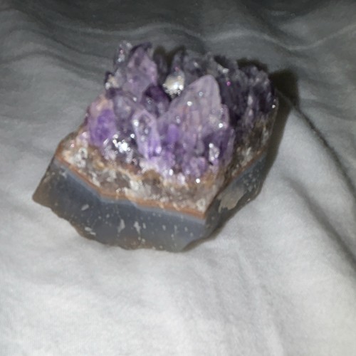 Amethyst crystal geode - crystal,