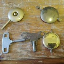 Old Clock Pendulums And Keys
