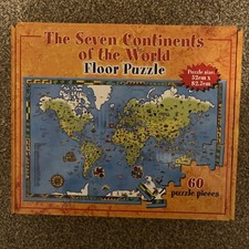 The Seven Continents of the World 60 Piece Floor Puzzle