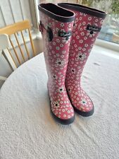 Rydale Womens Wellies Uk size 5  Pink Floral Design 