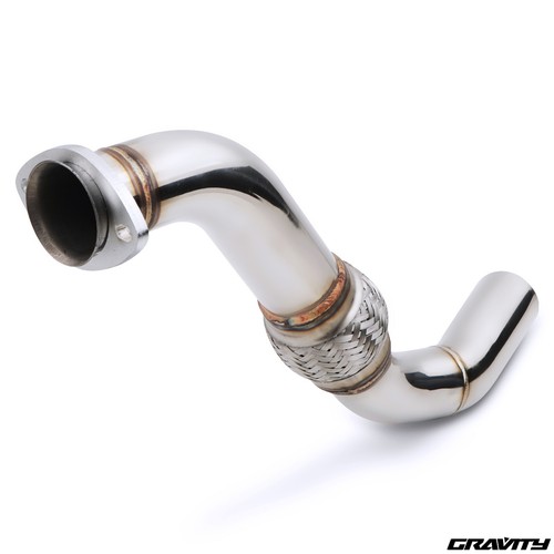 Stainless steel exhaust decat - steel,