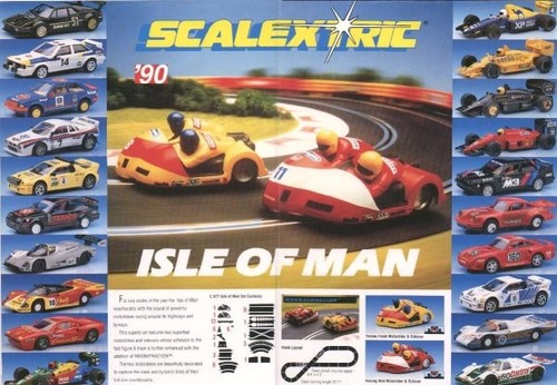 Scalextric 1990 isle man - of, man'
