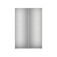 Liebherr Fridge Freezer XRFsf5220 Side By Side Silver Freestanding NoFrost