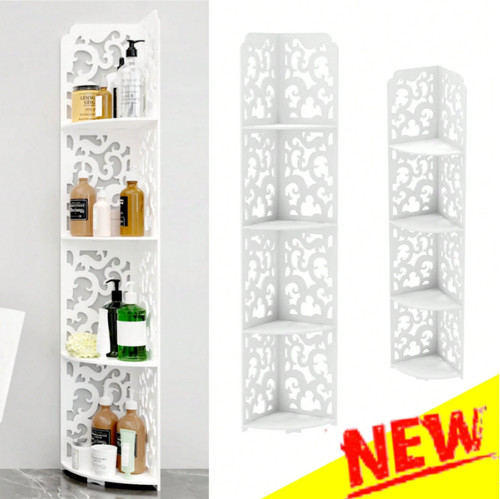 Bathroom corner shelf tier - corner, 4