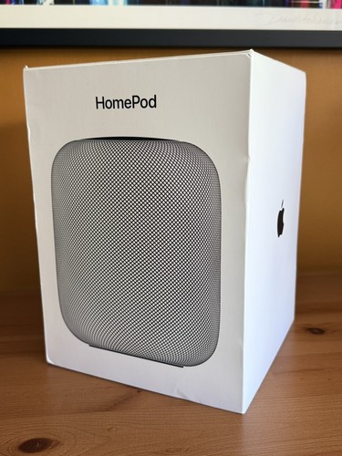 Apple homepod space - apple, grey
