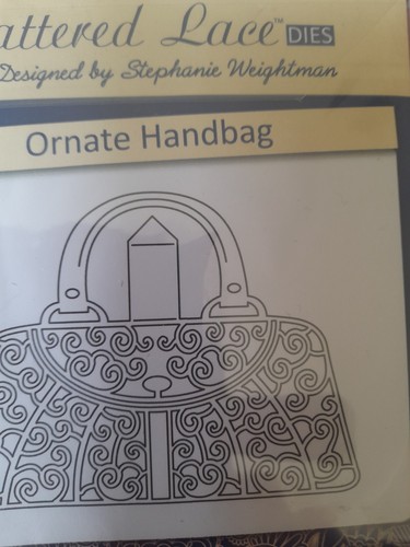 Ornate handbag large swirls - ornate,
