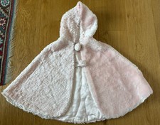 Pink Fur hooded Bolero Shrug