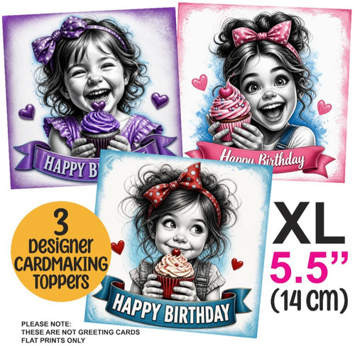 Card toppers for - 3, xl