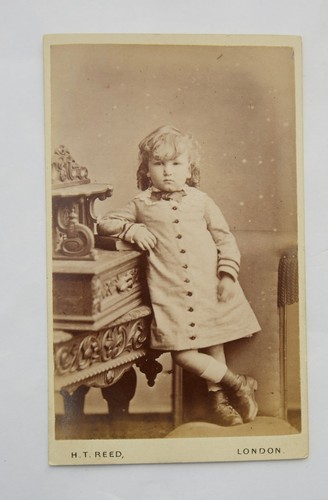 Cdv victorian girl boots - in,