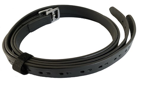 Turners black leather stirrup - turners,