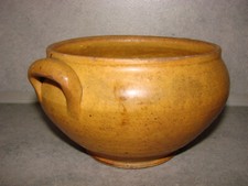 Old terracotta glazed bowl
