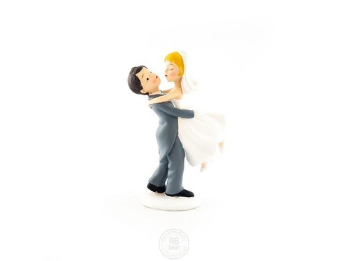 Bride and groom - embrace, topper