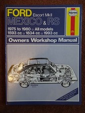 FORD ESCORT MkII MEXICO RS1800