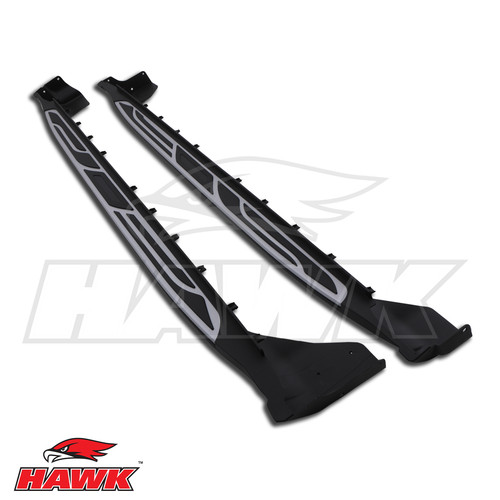 Aluminium running boards side - aluminium,