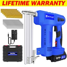 Cordless Nail Gun Staple Electric Heavy Duty Stapler Nailer Carpentry Crafts DIY