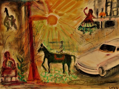 Original contemporary oil