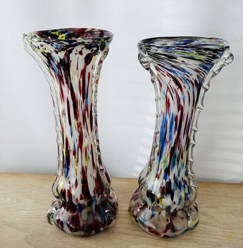 Pair vintage romanian art - romanian,