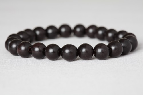 Tiger ebony wood 10mm rounds - ebony,