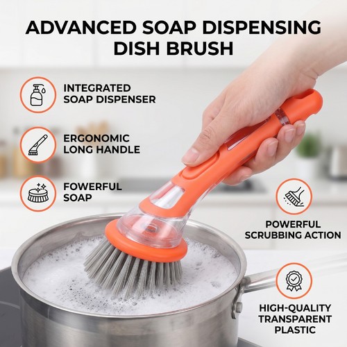 Soap dispensing dish - soap,