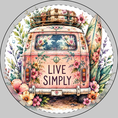 Live simply vintage - live,