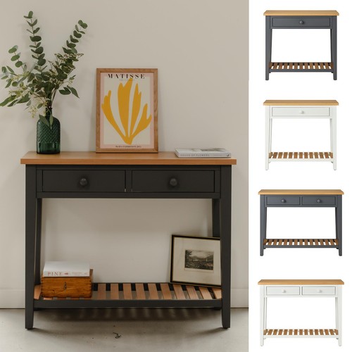 Wooden console table with - wooden,