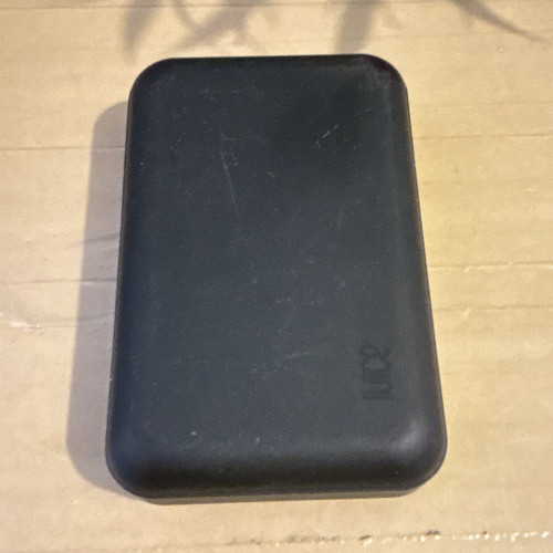 Black power bank portable - black,