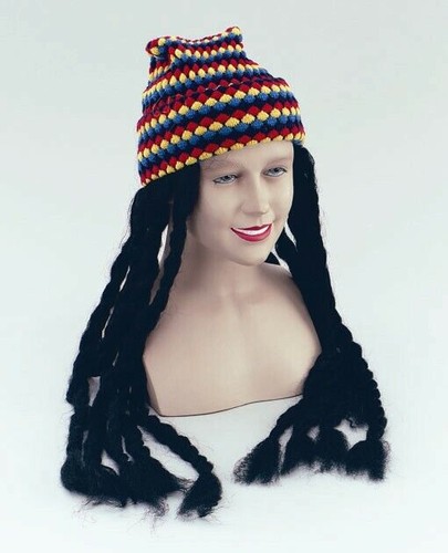 Rasta woolly hat with - hat,