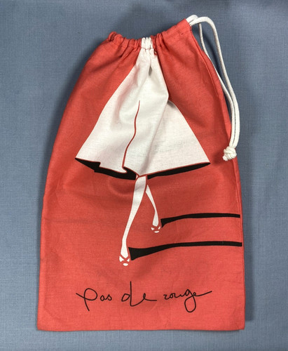 Pas rouge red fabric - de,