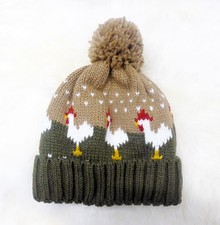 Pom Pom Hat - Knitted Bobble