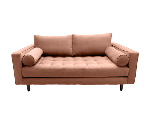 British made velvet seater - velvet,