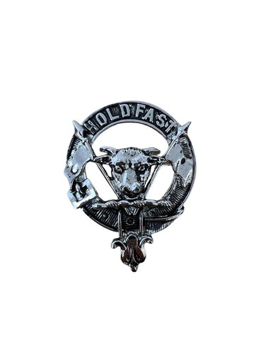 Macleod clan crest pewter cap - crest,