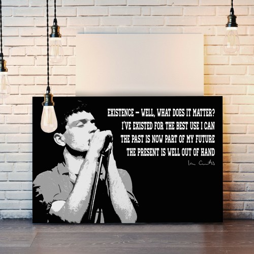Ian curtis quote joy - ian,