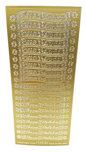 Peel off stickers happy - peel,