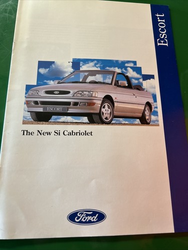 Ford escort cabriolet - ford, range