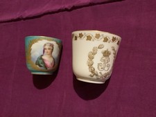 ANTIQUE SEVRES CUPS X 2