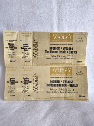 Unused concert ticket stubs - ticket,