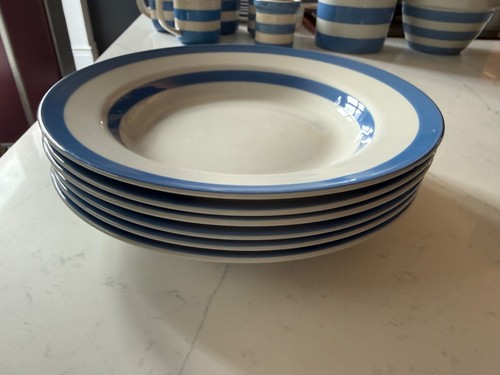 Green cornishware blue - 6, x
