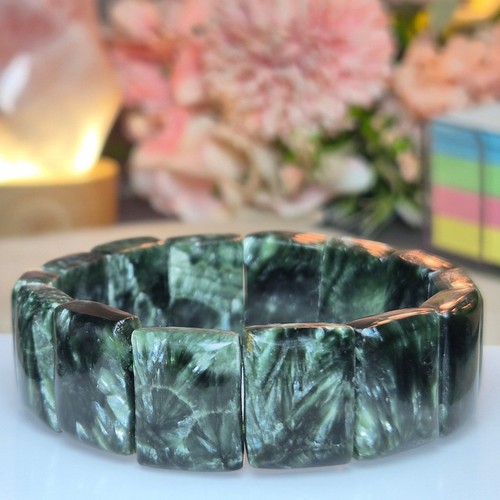 Seraphinite bangle 18mm b001 - bangle,