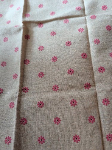 48cm beige linen fabric - x,