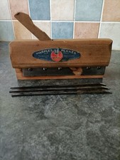 VINTAGE MARPLES BB WOODEN FILLISTER PLANE WITH 3 DIFFERENT SIZE CUTTERS